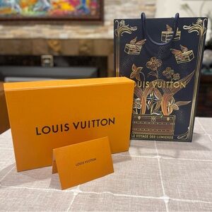 Brand new Louis Vuitton store bag and box